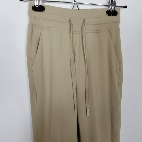 Lululemon Women Ready To Rulu Jogger Sz 0 Beige Athletic Pants Drawstring Yoga - Picture 2 of 6